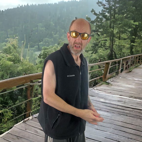 Columbia Black Zip Up Fleece Vest Core Interchange XL - Picture 1 of 13